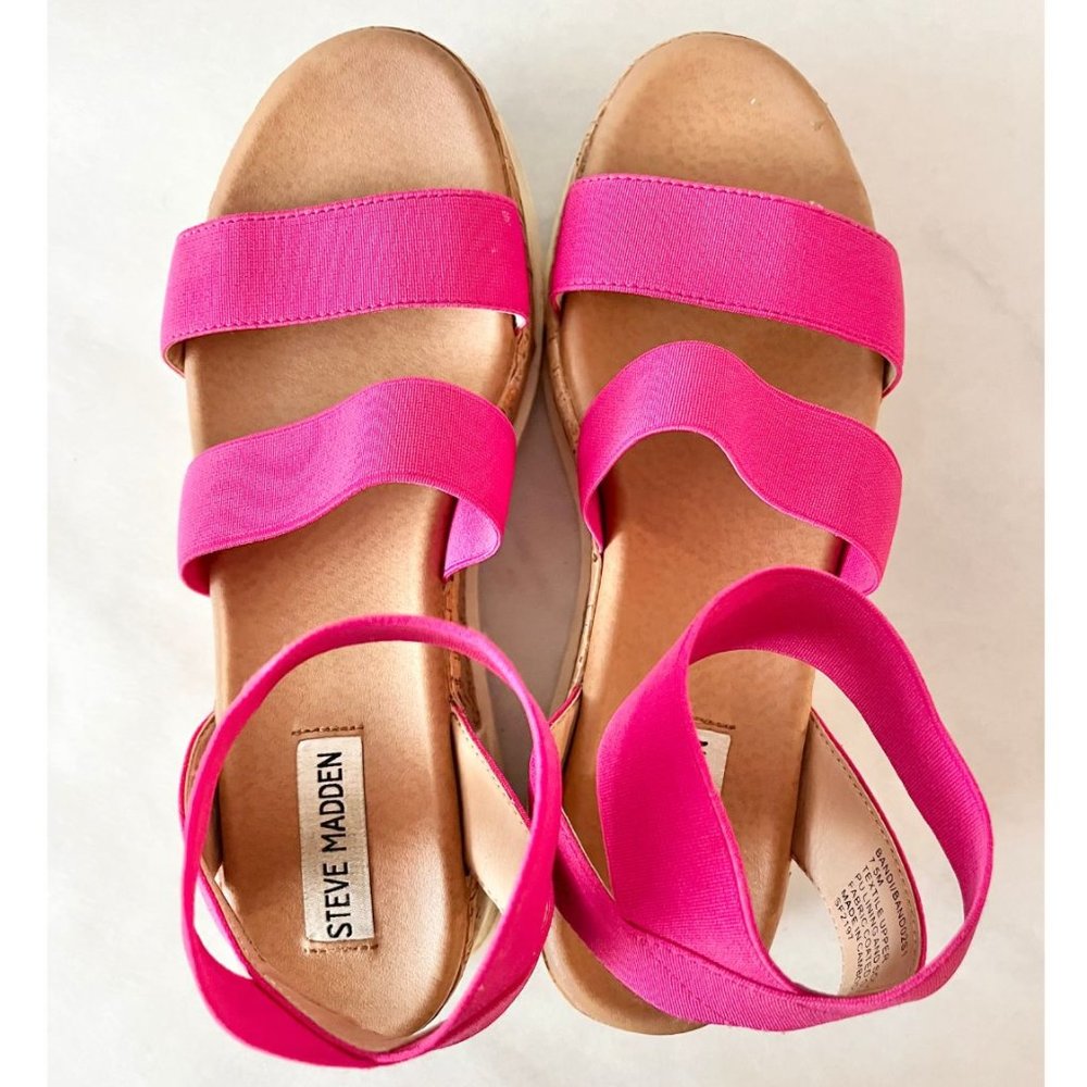 Pink Sandal Wedges